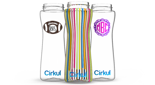 Custom 22oz. Plastic Bottle & Comfort Grip Lid 21L1