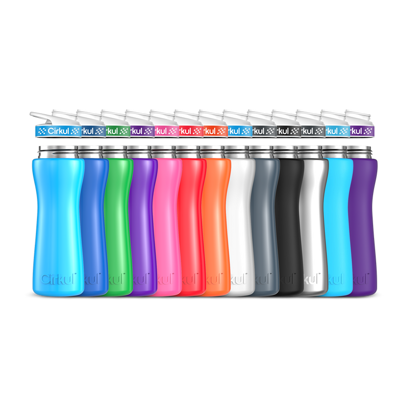 22oz. Stainless Steel Bottle & Comfort Grip Lid DMX0