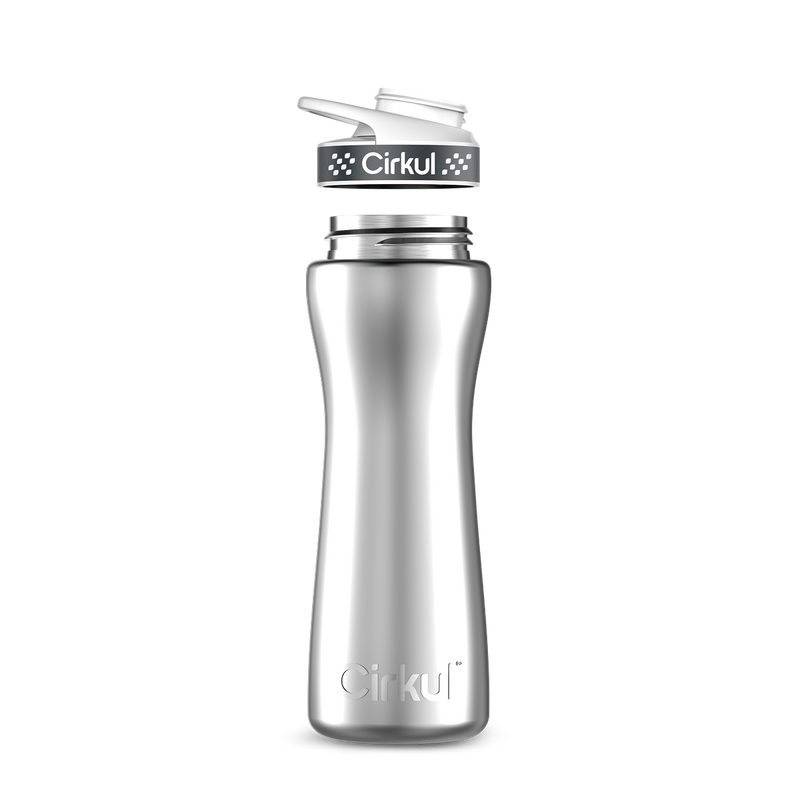 22oz. Stainless Steel Bottle & Comfort Grip Lid DMX0