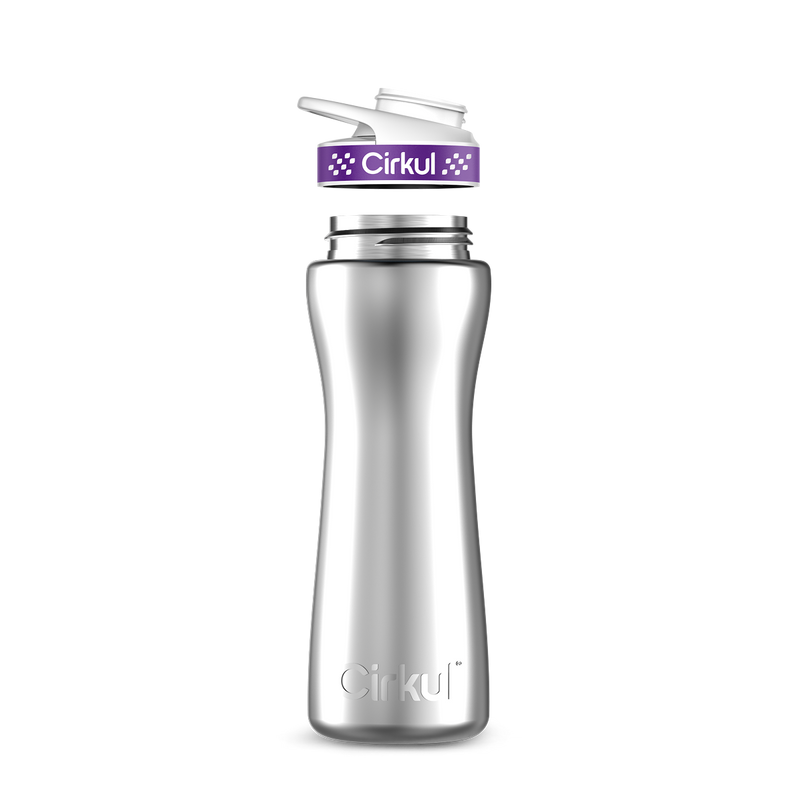 22oz. Stainless Steel Bottle & Comfort Grip Lid DMX0