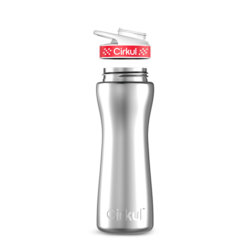 22oz. Stainless Steel Bottle & Comfort Grip Lid DMX0